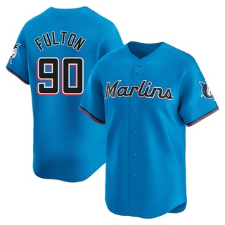 Limited Daxton Fulton Men's Miami Marlins Alternate Jersey - Blue